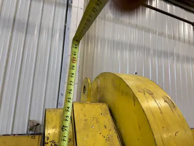 120" SWING X 208" LONG WELDING SYSTEMS HEADSTOCK & TAILSTOCK POWERED WELDING POSITIONER / PIPE ROLLER: YOBRO #23957