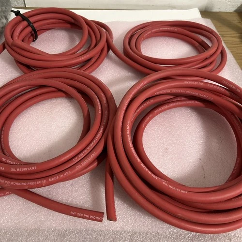 (4) 1/4”Hose 250 PSI Working Pressure Lengths? Fast Shipping +Warranty