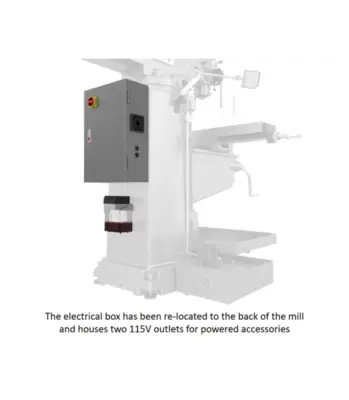 New | in-Stock JET JTM-1050EVS2 Vertical Mills Illinois US | Olympus Machinery Group #1350821