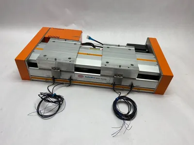 USED HANMI AUTONET DUAL-SLIDE LINEAR ROBOT ACTUATION SLIDE SYSTEM