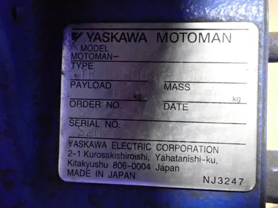 USED 2012 YASKAWA MOTOMAN MOTOMANMH6