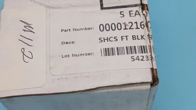 NEW SBE VARVIT 0000121600550 SOCKET HEAD SCREW