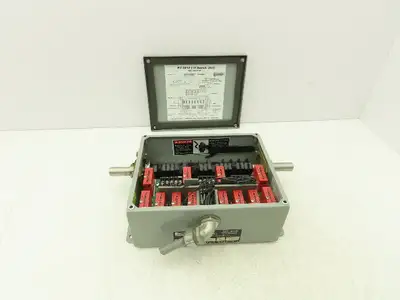Electro Cam EC-3012-24-DDO Rotary Limit Switch 12-Output 24VDC Dual Shaft