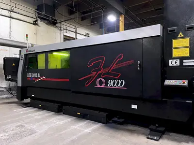 Used 2017 AMADA LCG-3015 AJ FIBER Laser Cutters Illinois US | Machine Factory Outlet #1264019