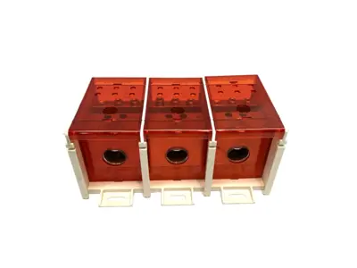 BDBLCS5K3FS | Burndy  3-Pole Finger-Safe Power Distribution Block 600V 310A CU9AL - New Other