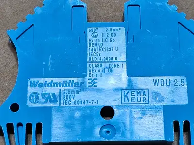 Used WEIDMULLER WDU 2.5 Misc Electrical & Power Parts British Columbia CA | Lenmark #1439479