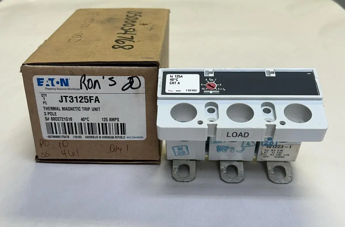 Used EATON JT3125FA Miscellaneous Equipment (Electrical & Power) Ohio US | Surplus Asset Holdings #1209750