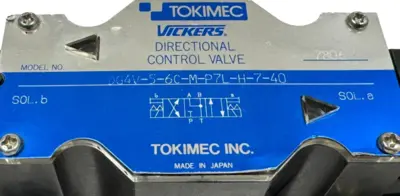 NEW VICKERS TOKIMEC DG4V-5-6C-M-P7L-H-7-40 DIRECTIONAL CONTROL VALVE