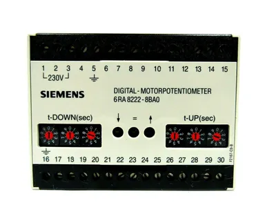 USED SIEMENS 6RA-8222-8BA0 POTENTIOMETER 6RA82228BA0