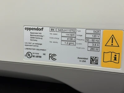 Used Eppendorf 5425 Centrifuges Missouri US | BioLabTek #1356868