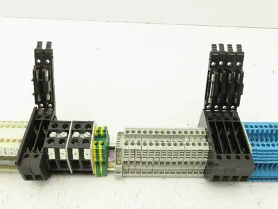 Allen Bradley Sprecher+Schuh Terminal Block Fuse DIN Rail Lot of 120