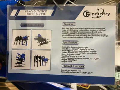 AGT Skid Steer Auger