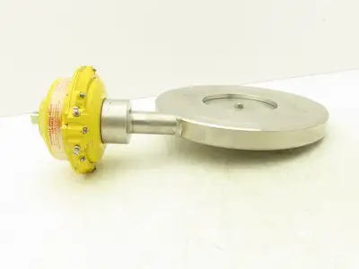 Kinetrol 070 Pneumatic Actuator Spring Return w/Stainless Flap Valve 10.7" OD