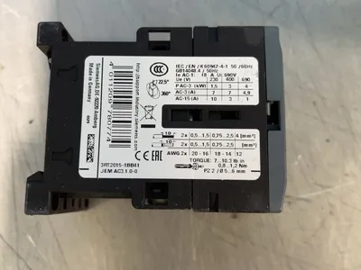 Used SIEMENS 3RT20151BB41 PLC Contactors Ohio US | HGR 24 #1084818