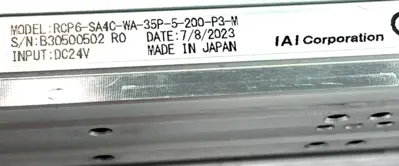 NEW IAI CORP. RCP6-SA4C-WA-35P-5-200-P3-M CYLINDER 24V RCP6SA4CWA35P5200P
