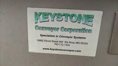 USED KEYSTONE CONVEYOR CORP. SC16X32SL