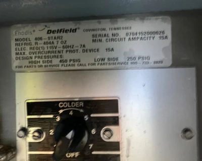 130-0169 Delfield 406-STAR2 27” Self Contained Undercounter Cooler