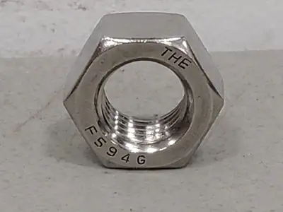 5/8" Stainless Steel Hex Nut THE F594G (Box of 250)
