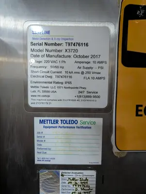 2017 METTLER TOLEDO X3720 Food Industry | Global Machine Brokers, LLC (4)