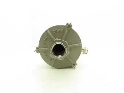 Gast AV461 Intake Vacuum Air Bag Filter Aluminum Housing Pot Style 1-1/4"NPT