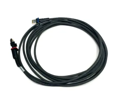 USED KEYENCE NETWORK UNIT CABLE 5M LENGTH, FOR HANDHELD CODE READER