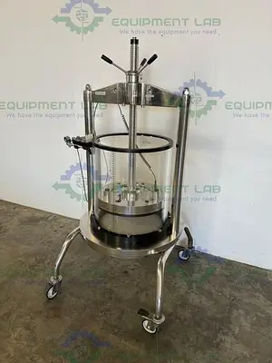 USED MILLIPORE QUIKSCALE QS450-1090 ACRYLIC CHROMATOGRAPHY COLUMN 450 X 550, 84 LITER