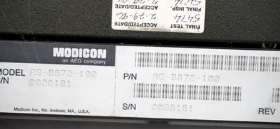 USED MODICON AS-B872-100 OUTPUT MODULE ASB872100