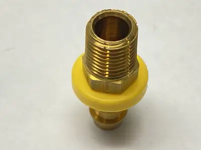 NEW DIXON PUSH-ON HOSE BARB ADAPTER 1/4" NPT X 3/8" HOSE ID LOT OF 9