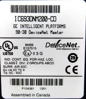 USED GE FANUC IC693DNM200-CD DEVICENET MODULE IC693DNM200CD