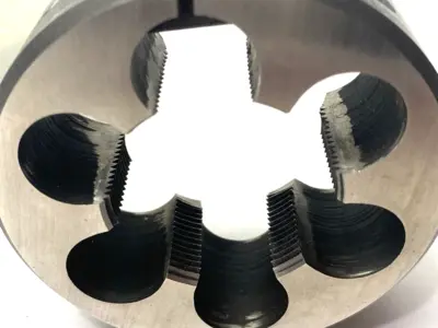 None | M39x1.5 HSS 6-Hole Round Thread Die - Used