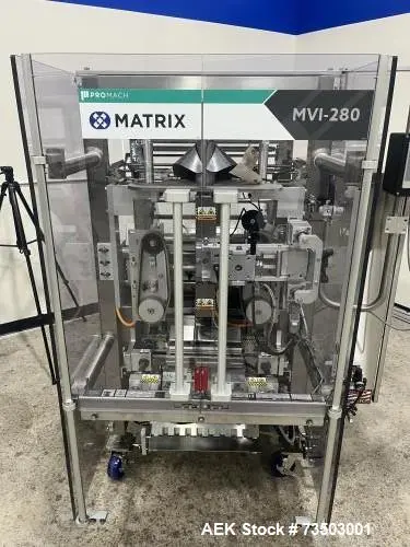 Used MATRIX PACKAGING MVI-280 Bagger Only Vertical Form & Fill Illinois US | Aaron Equipment #194919