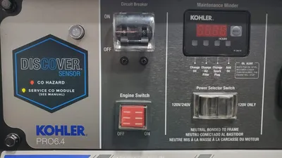 Kohler 6400 Watt Portable Generator PRO6.4 120 240 PA-PRO64-3102 CARB California