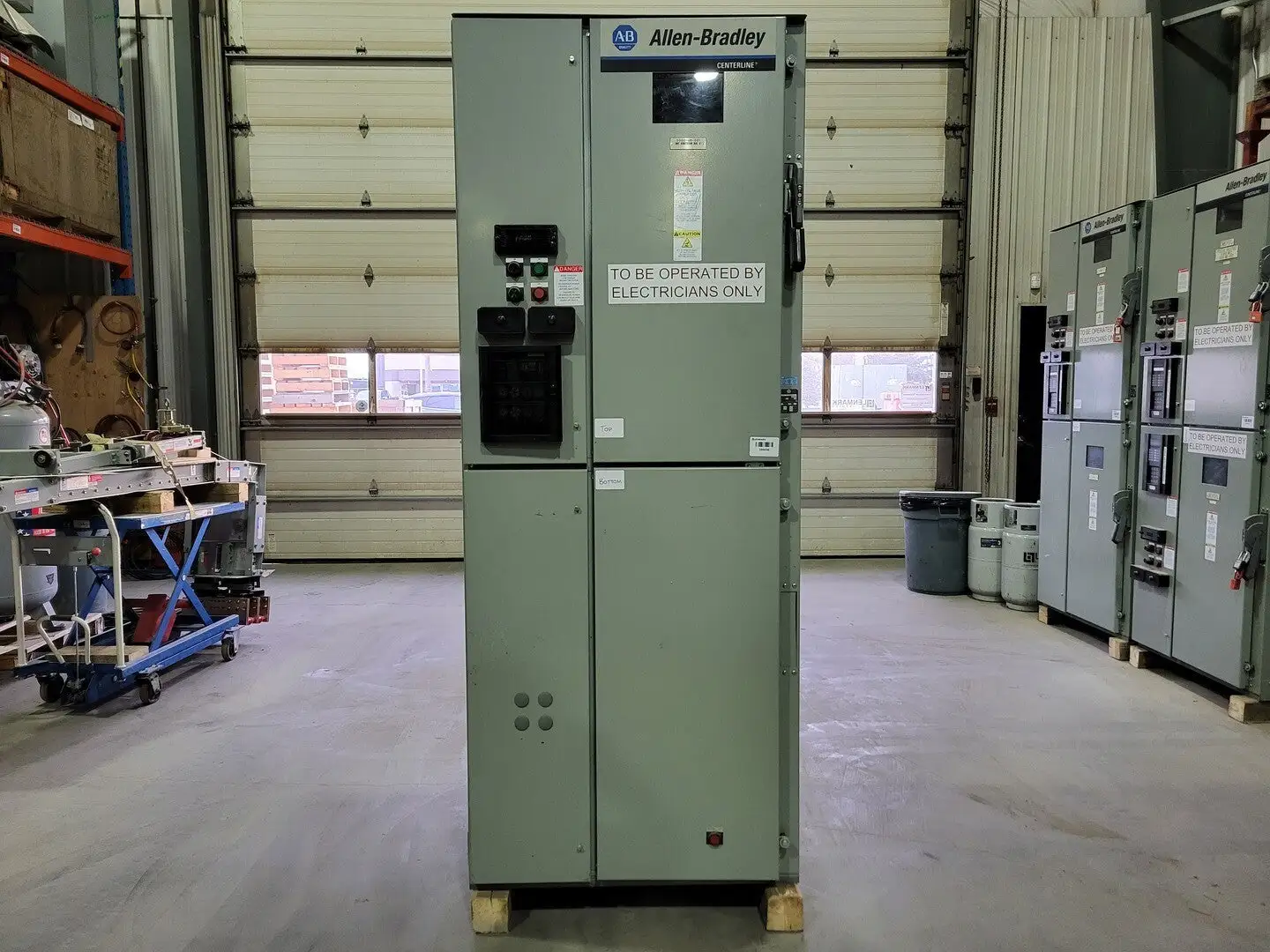 5 kV Motor Starter w/ 800A Vacuum Contactor, GE F35 Relay & 600E Fuses