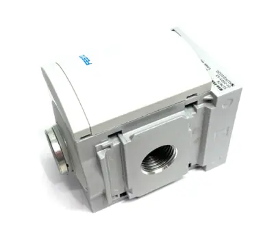 Used Festo Branching Module Female G1/2 Ports 527676 Pump & Valve Parts Michigan US | Maverick Industrial Sales #1402333