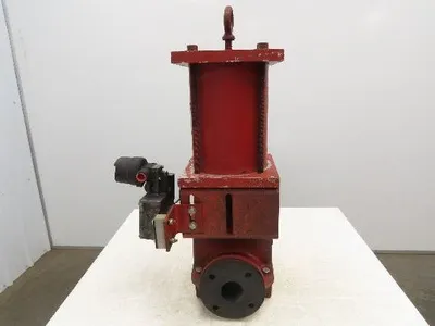 Red Valve Series 5200 Pneumatic Pinch Valve 2.5" Flanged EPDM w/Positioner