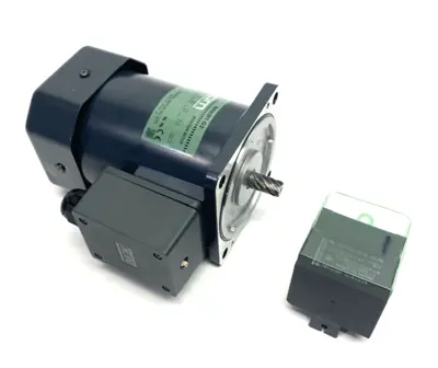 Used Oriental Motor Induction Motor, 400W 1/4HP, Pinion Shaft w/ Capacitor A.C. Motors Michigan US | Maverick Industrial Sales #1397766