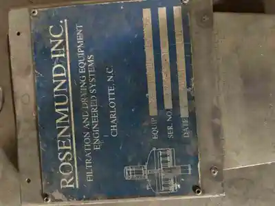 USED ROSENMUND LIQUID DISCHARGE