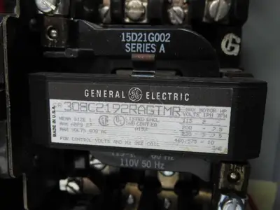 General Electric NP-161815-X Combination Motor Starter Fused 30 Amp 600VAC 10HP