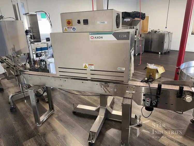 Used 2021 AXON EZ-36-BR WITH CONVEYOR Shrink Tunnels California US | Star Industries #1256301