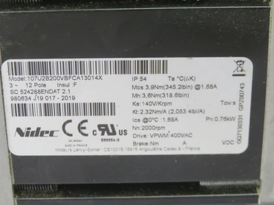 Used NIDEC _UNKNOWN_ Encoders Texas US | OCO Industrial #1687790