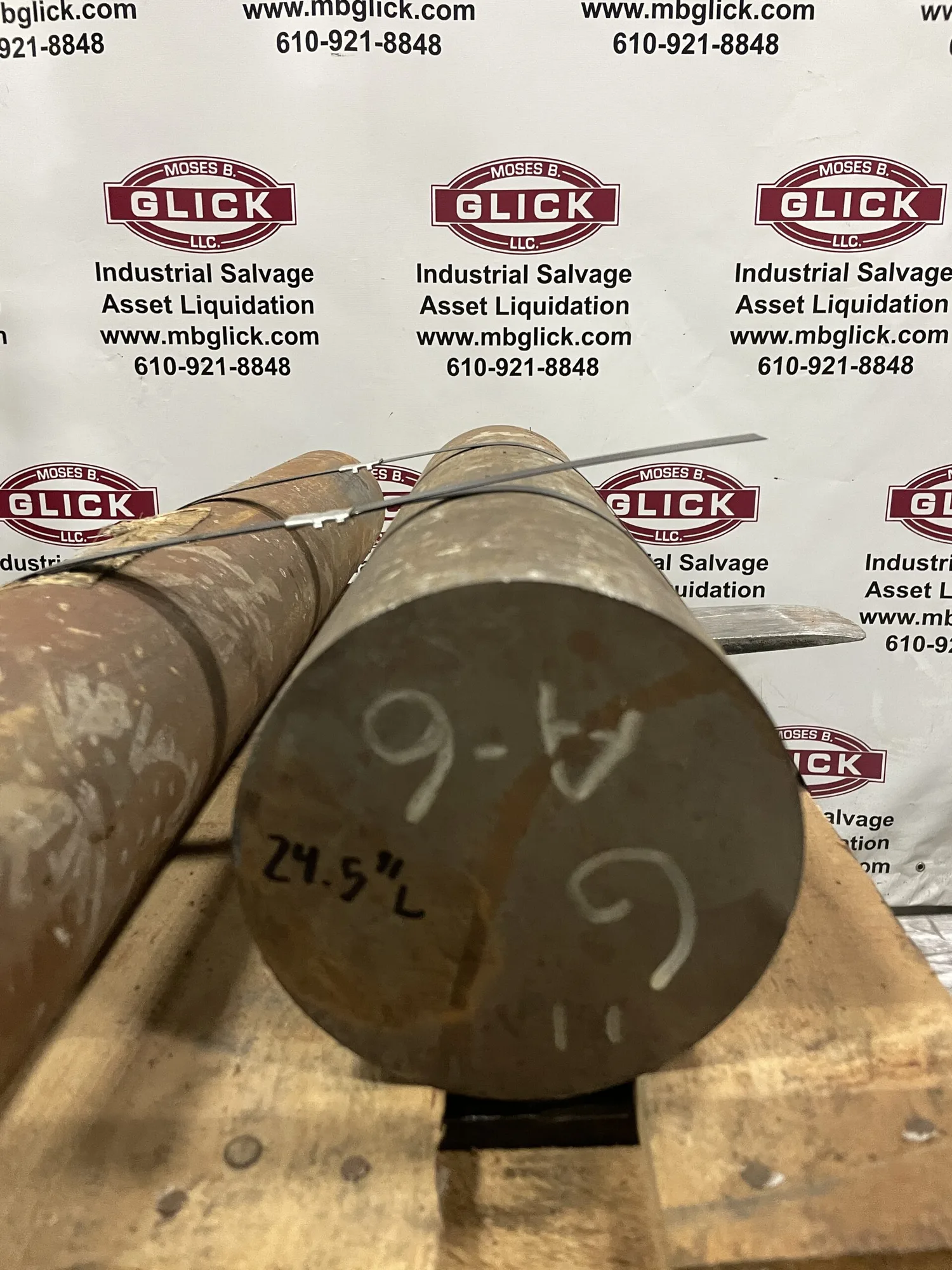 6” x 24.5” A-6 Tool Steel Round Bar/Rod Stock A6 Air Hardening