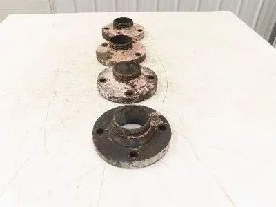Weldbend 3" Butt Weld Flange x 3" NPT Pipe Nipple #150  Lot of 4