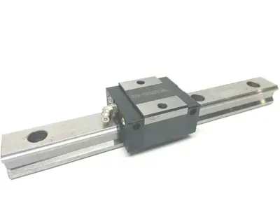 USED NOOK LINEAR GUIDE 218MM L RAIL 52 X 48MM BLOCK