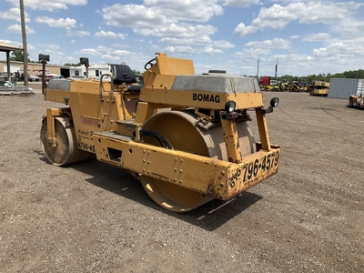 USED BOMAG BW 4 AS DOUBLE DRUM VIBRATORY ROLLER