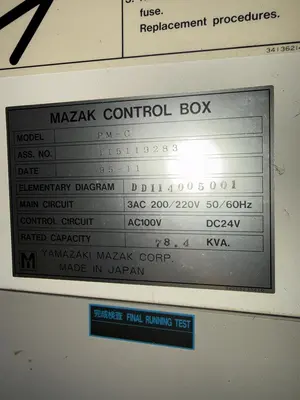 USED 1995 MAZAK PMNX-1600
