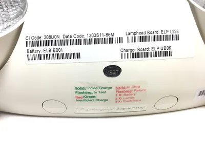 Lithonia Lighting 00028CB3 Emergency Lighting Unit Quantum Series