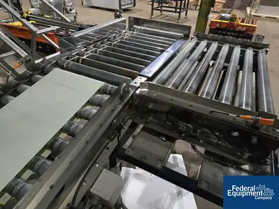 Unknown 48" W 2-Tier Powered Roller Conveyor