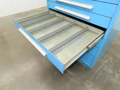 Nu-Era Modular Tool Storage Cabinet 10 Drawer 45x28x61" Stanley Vidmar Lista