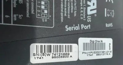USED DIGI INTERNATIONAL 50001381-01 DEVICE SERVER 5000138101