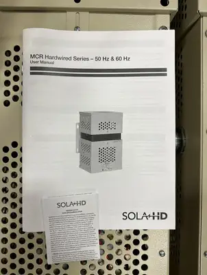 Sola MCR 63-28-315-8 10000 VA 208/480 Volt Constant Voltage Transformer (6.6.1)